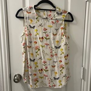 Equipment Sleeveless Silk Mushroom Top